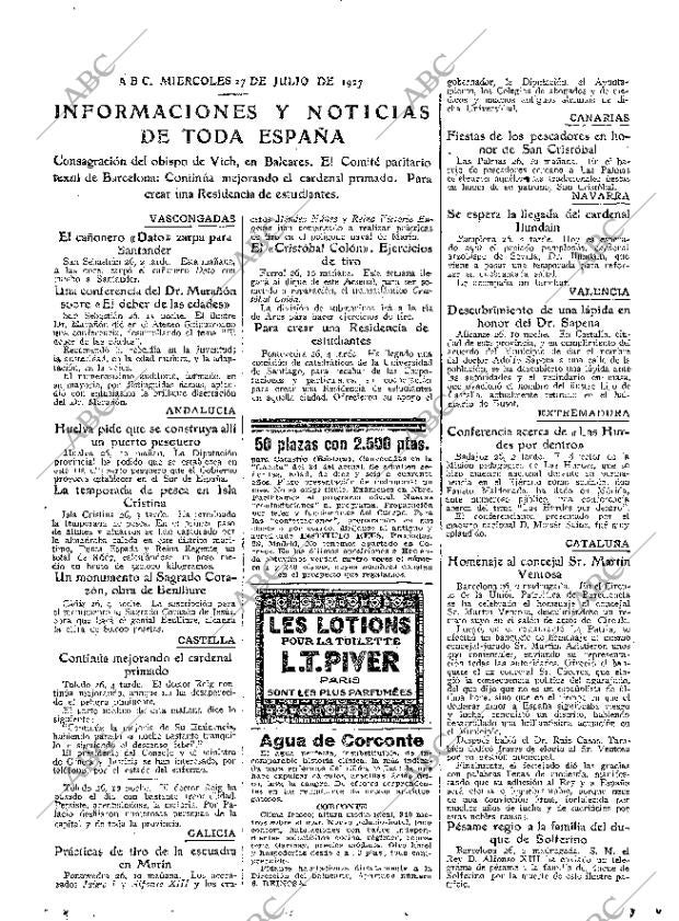 ABC MADRID 27-07-1927 página 21