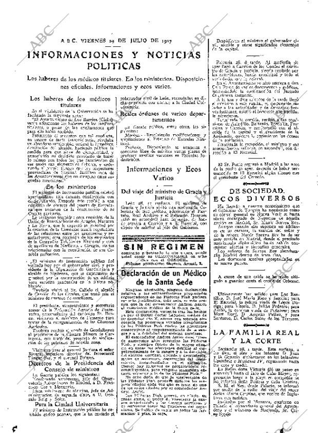 ABC MADRID 29-07-1927 página 18
