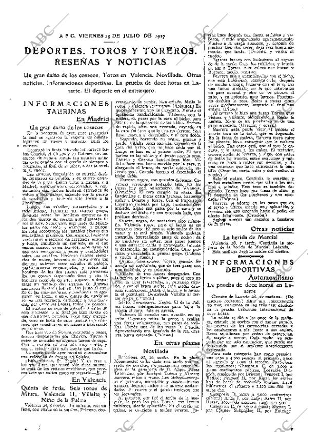 ABC MADRID 29-07-1927 página 29