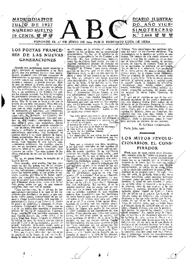 ABC MADRID 29-07-1927 página 3