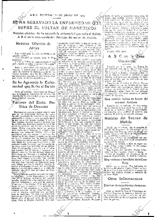ABC MADRID 31-07-1927 página 25