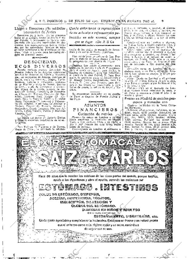 ABC MADRID 31-07-1927 página 26