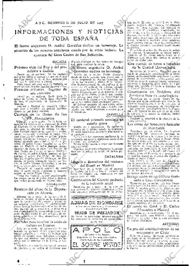 ABC MADRID 31-07-1927 página 33