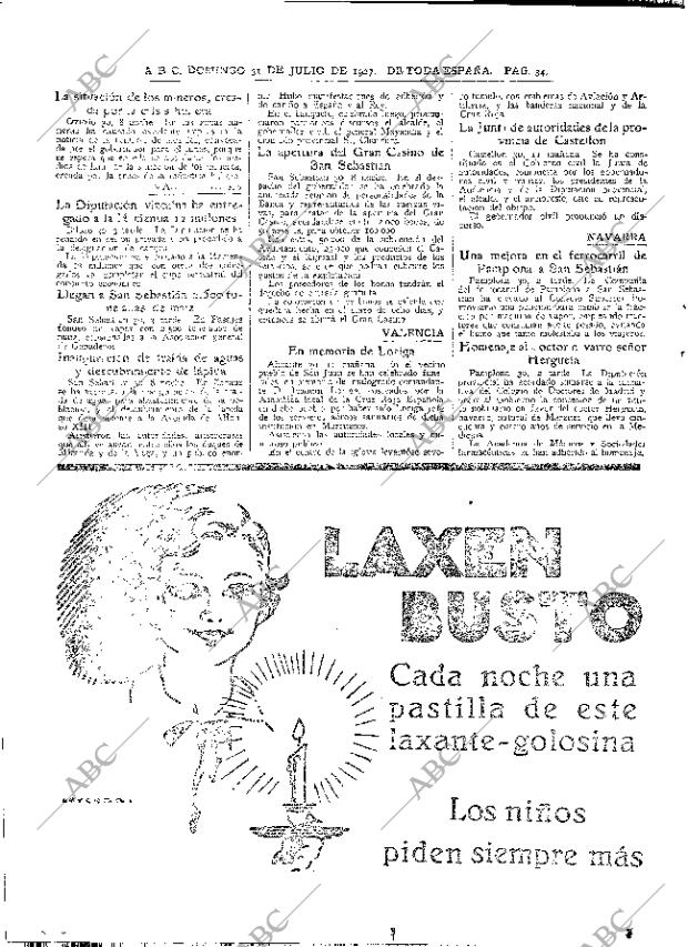 ABC MADRID 31-07-1927 página 34