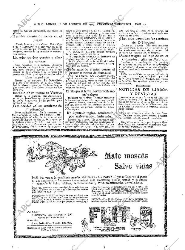 ABC MADRID 01-08-1927 página 22