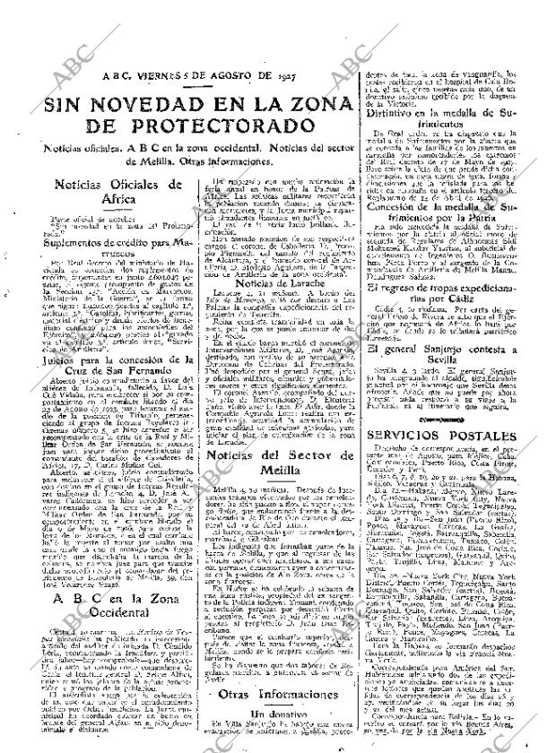 ABC MADRID 05-08-1927 página 17