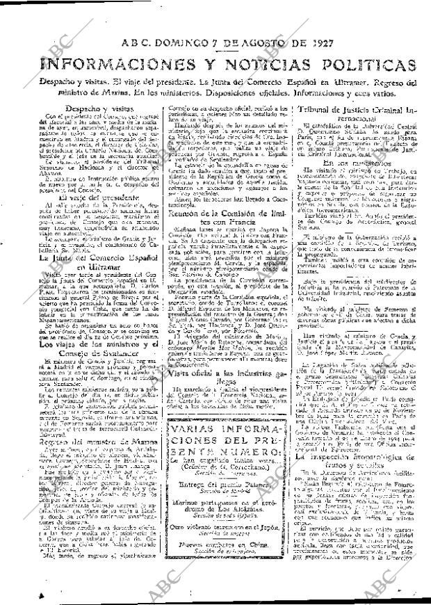 ABC MADRID 07-08-1927 página 23