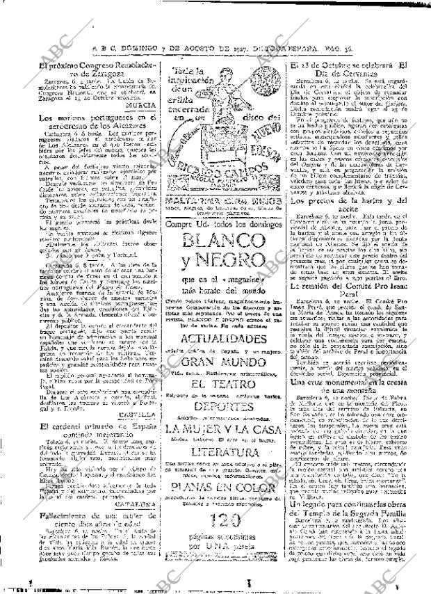 ABC MADRID 07-08-1927 página 36