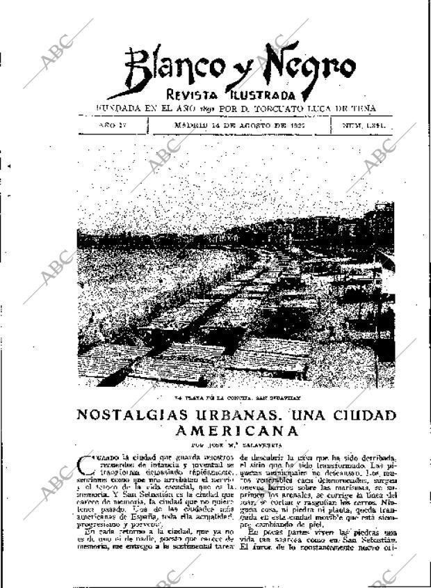 BLANCO Y NEGRO MADRID 14-08-1927 página 3