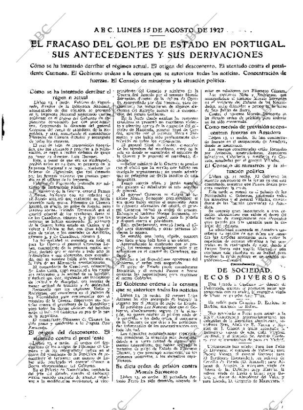 ABC MADRID 15-08-1927 página 15