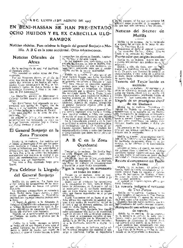 ABC MADRID 15-08-1927 página 16