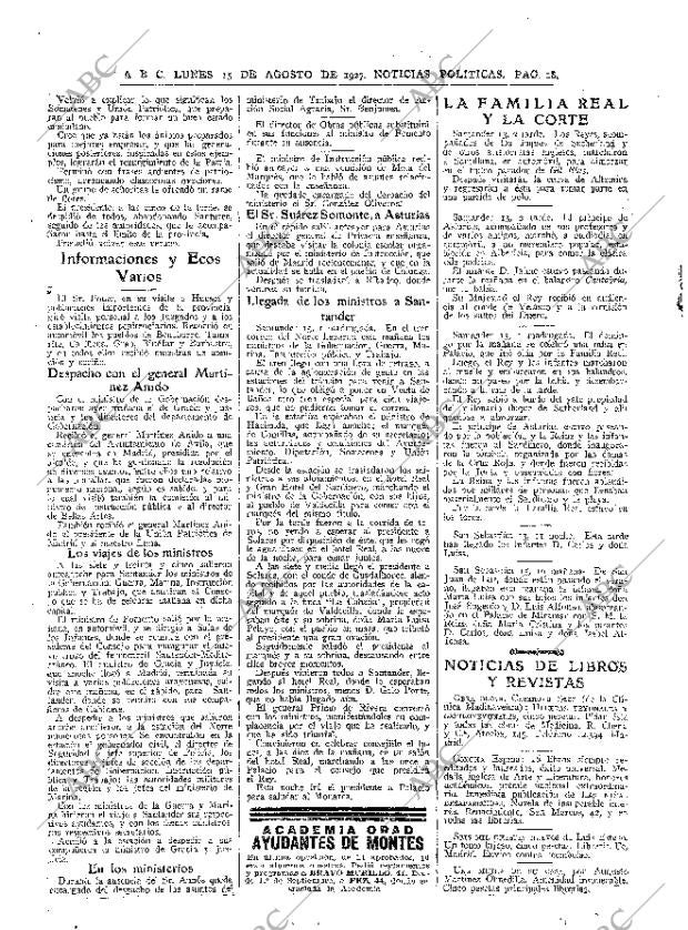 ABC MADRID 15-08-1927 página 18