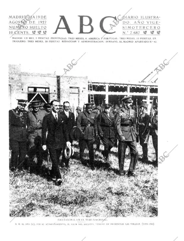 ABC MADRID 19-08-1927 página 1