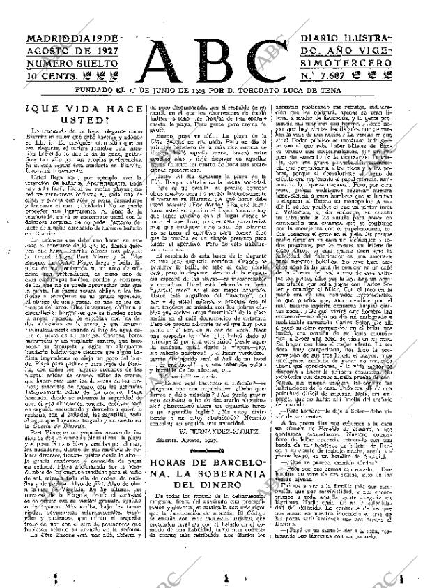 ABC MADRID 19-08-1927 página 3