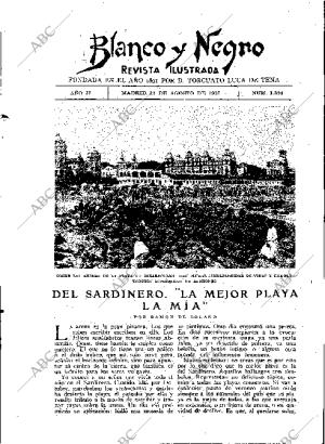 BLANCO Y NEGRO MADRID 21-08-1927 página 3