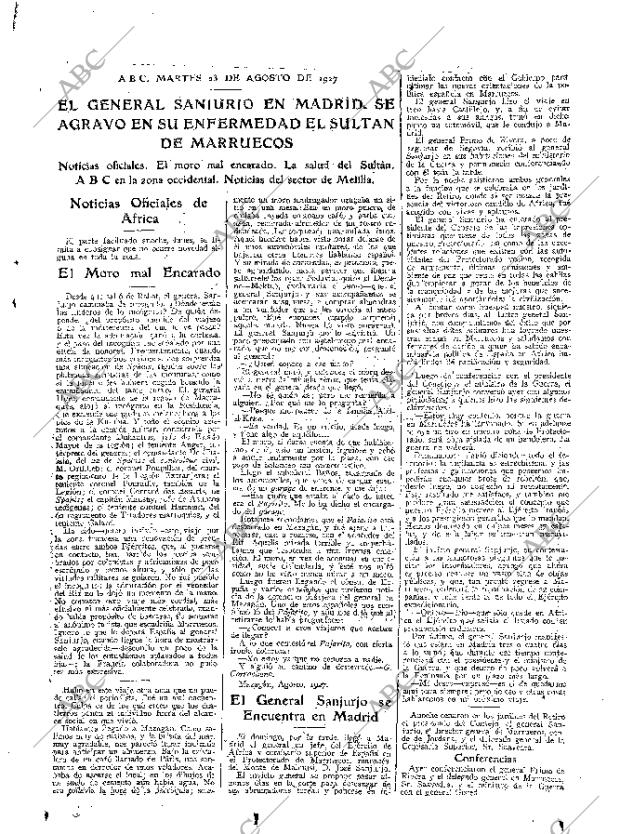 ABC MADRID 23-08-1927 página 21