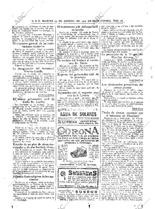 ABC MADRID 23-08-1927 página 26