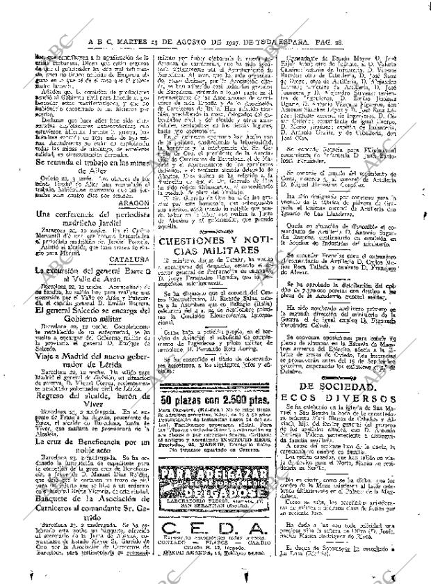ABC MADRID 23-08-1927 página 28