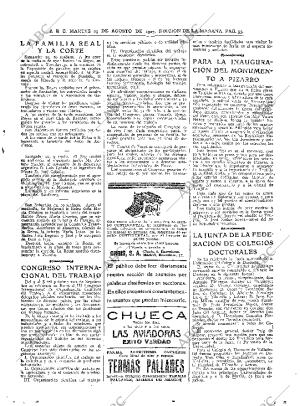 ABC MADRID 23-08-1927 página 33