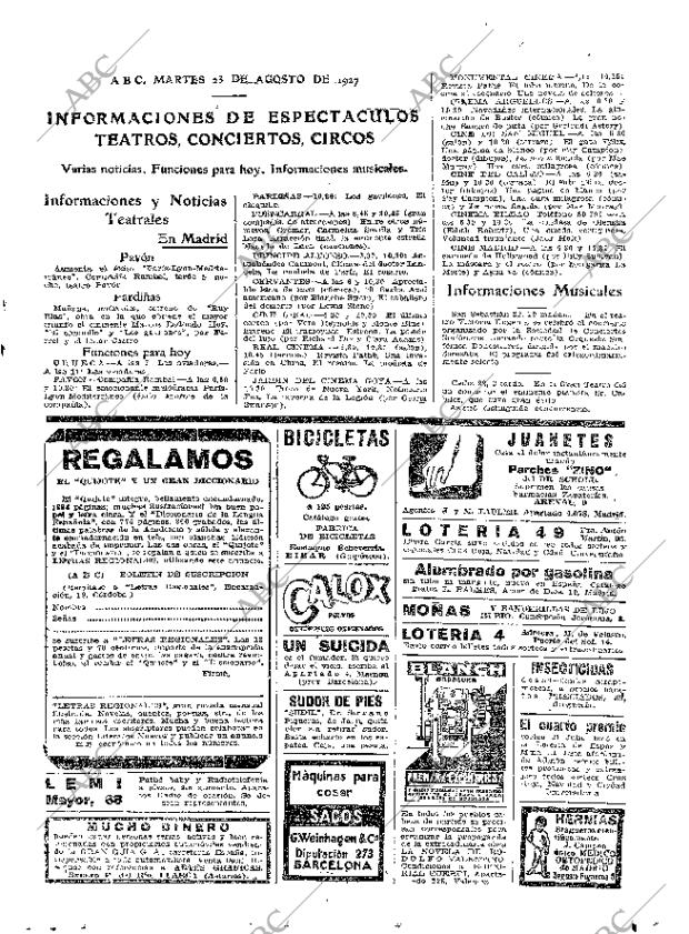 ABC MADRID 23-08-1927 página 39