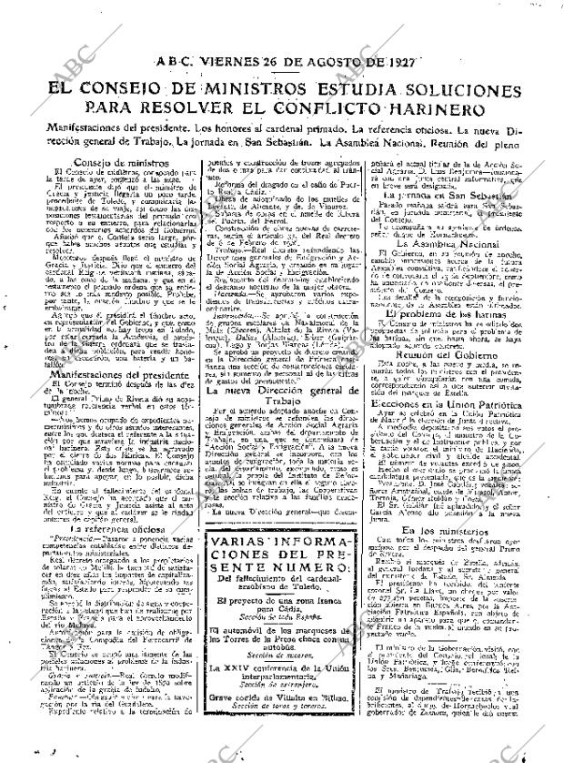 ABC MADRID 26-08-1927 página 15