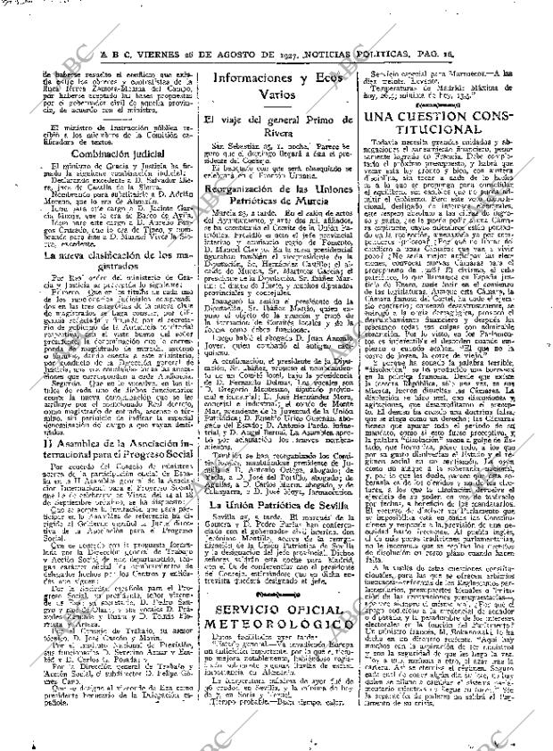 ABC MADRID 26-08-1927 página 16