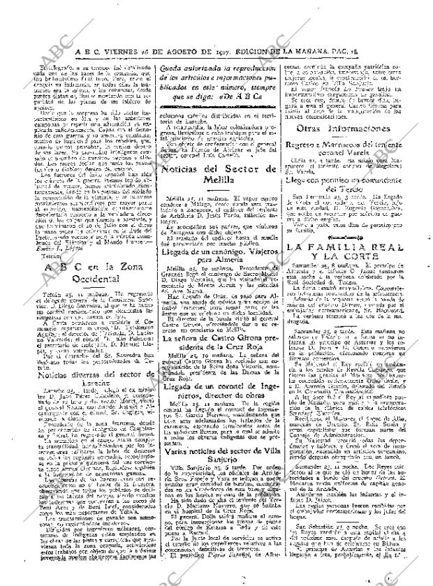 ABC MADRID 26-08-1927 página 18