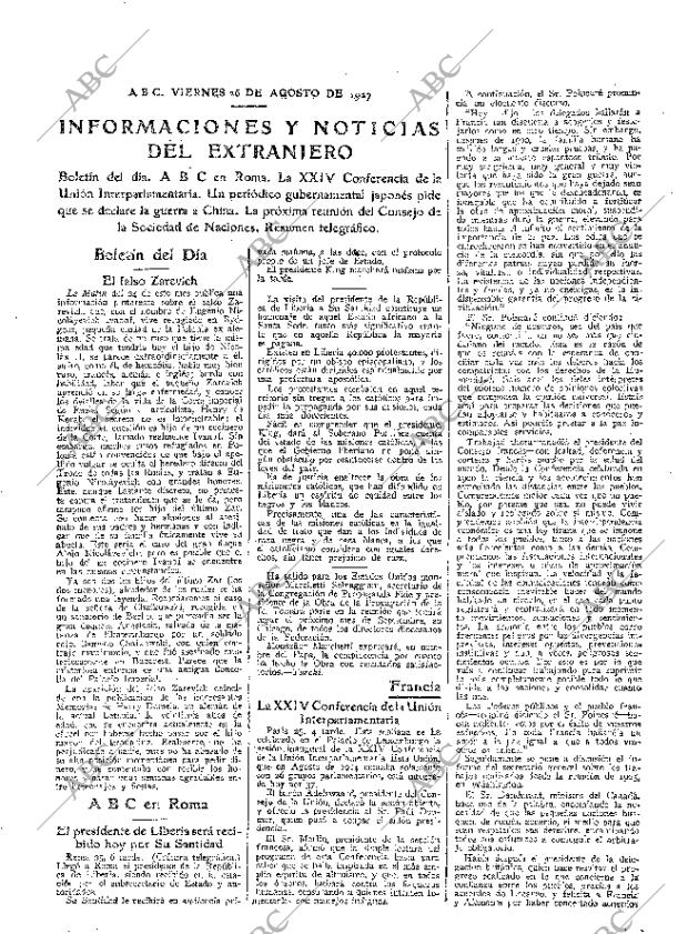 ABC MADRID 26-08-1927 página 27