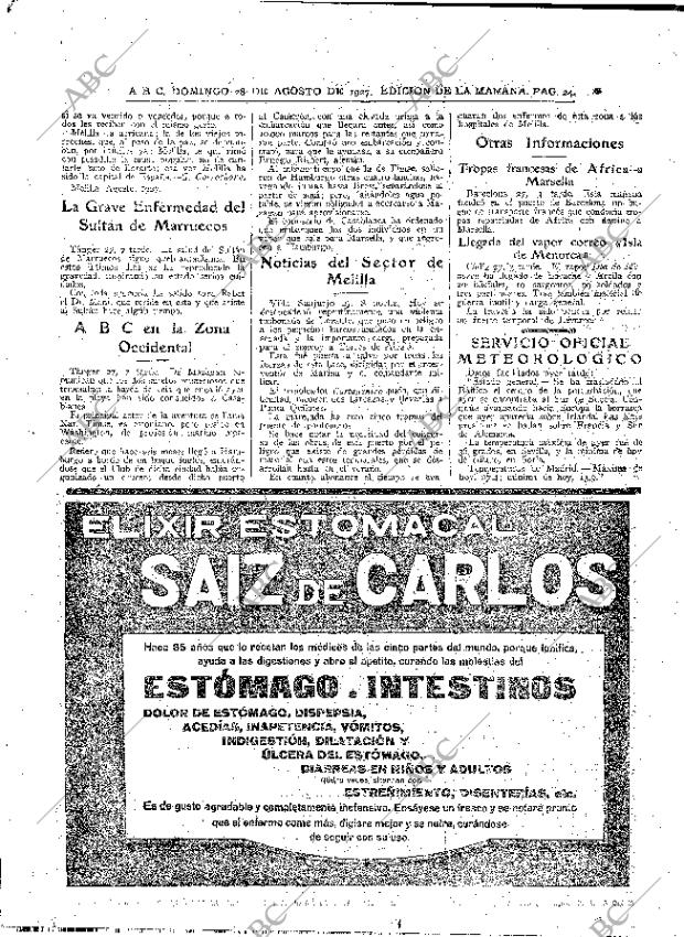 ABC MADRID 28-08-1927 página 24