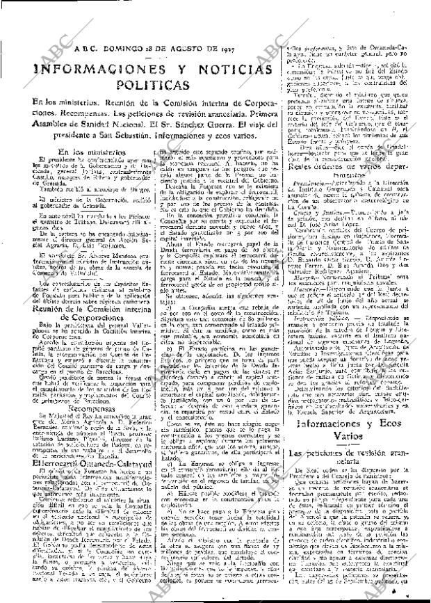 ABC MADRID 28-08-1927 página 25
