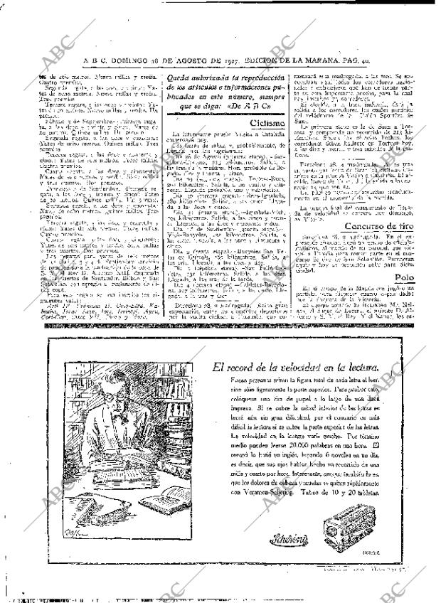 ABC MADRID 28-08-1927 página 38