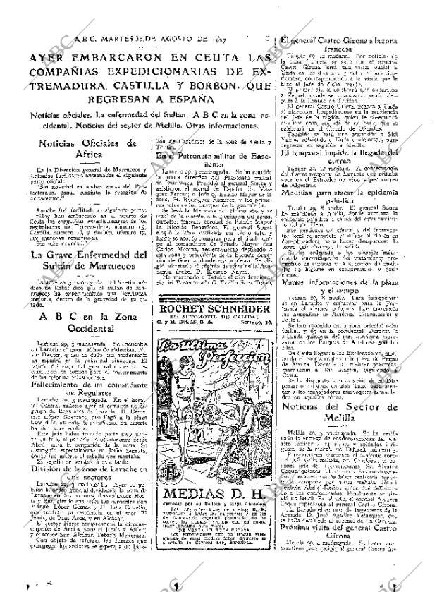 ABC MADRID 30-08-1927 página 23