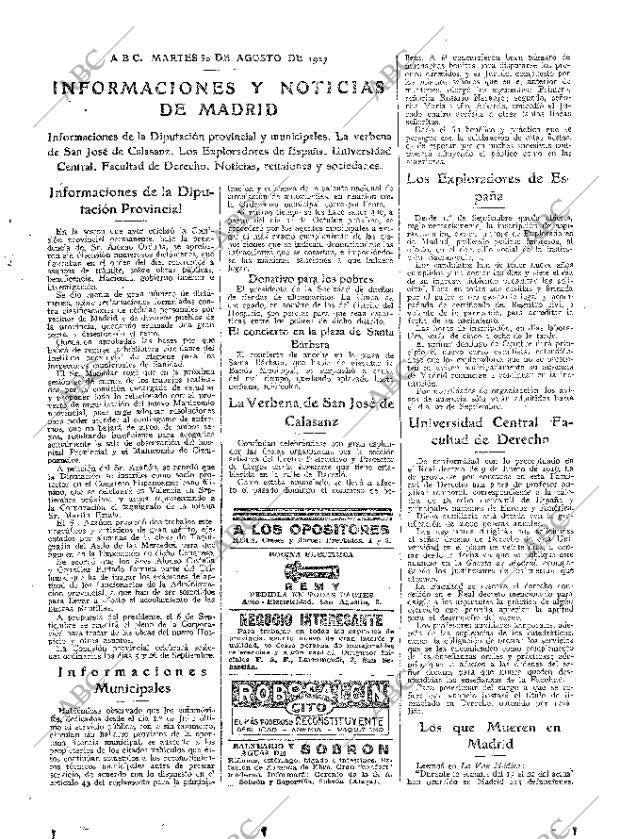 ABC MADRID 30-08-1927 página 25