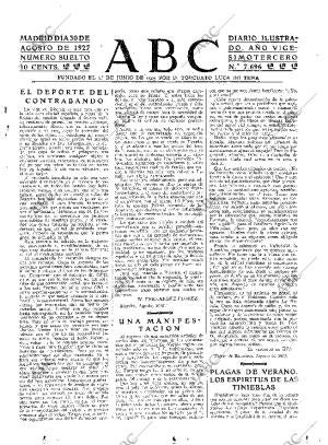 ABC MADRID 30-08-1927 página 3