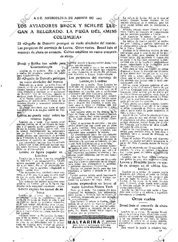 ABC MADRID 31-08-1927 página 19