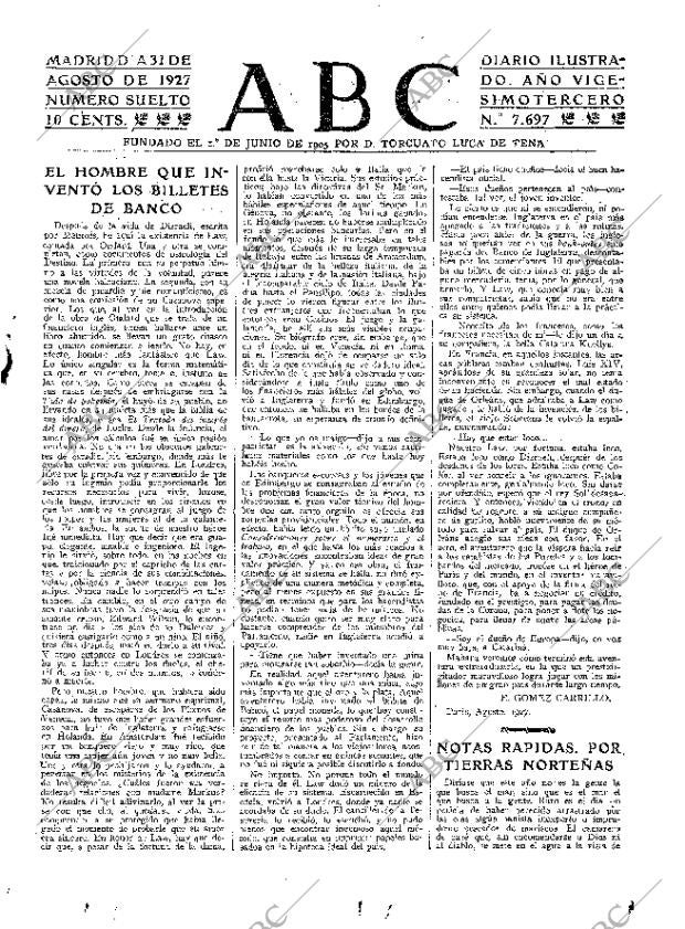 ABC MADRID 31-08-1927 página 3