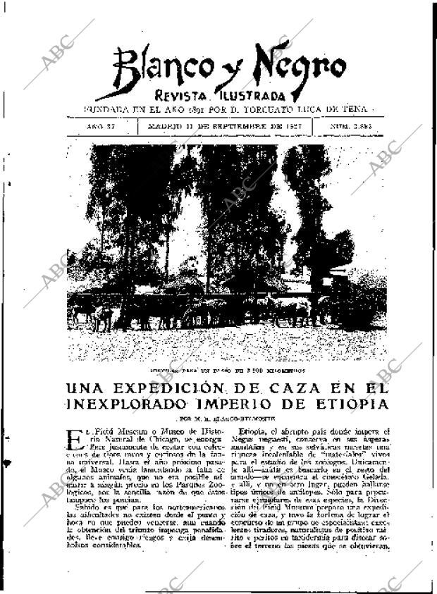 BLANCO Y NEGRO MADRID 11-09-1927 página 3