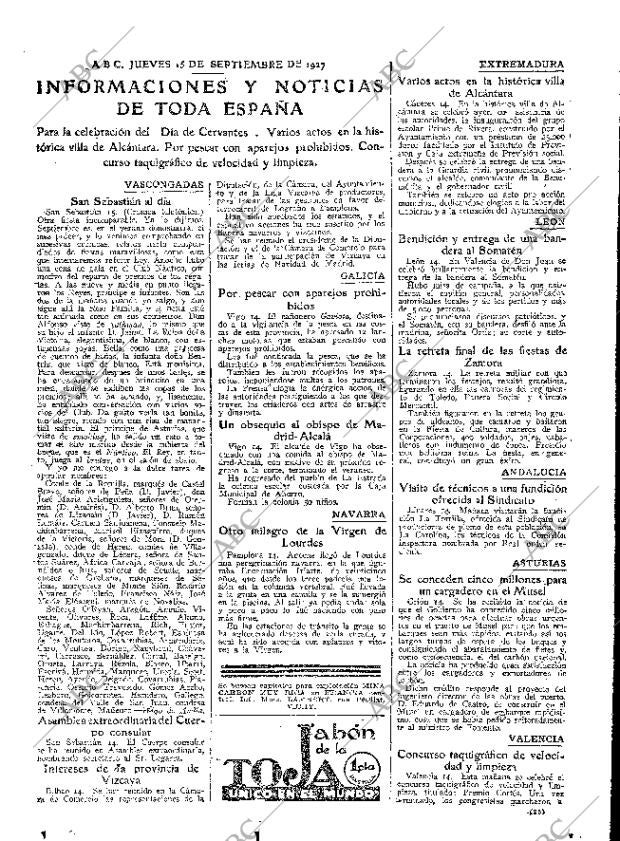 ABC MADRID 15-09-1927 página 25