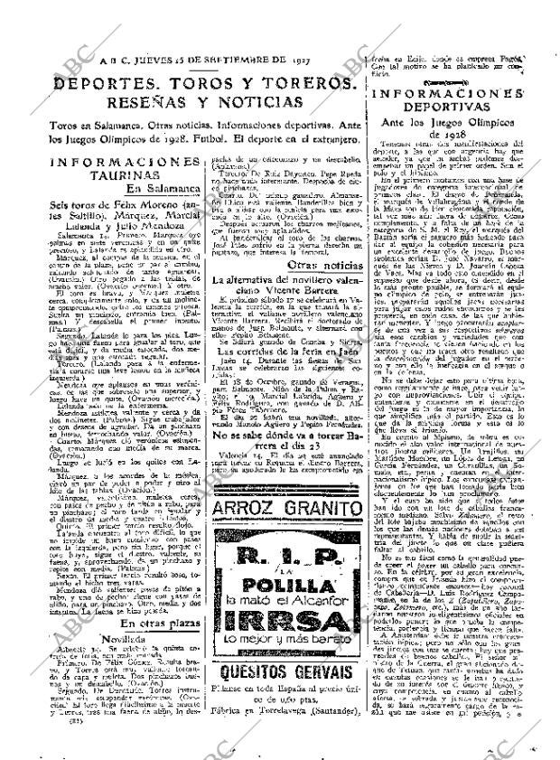 ABC MADRID 15-09-1927 página 32