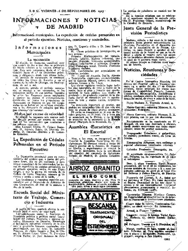 ABC MADRID 16-09-1927 página 23