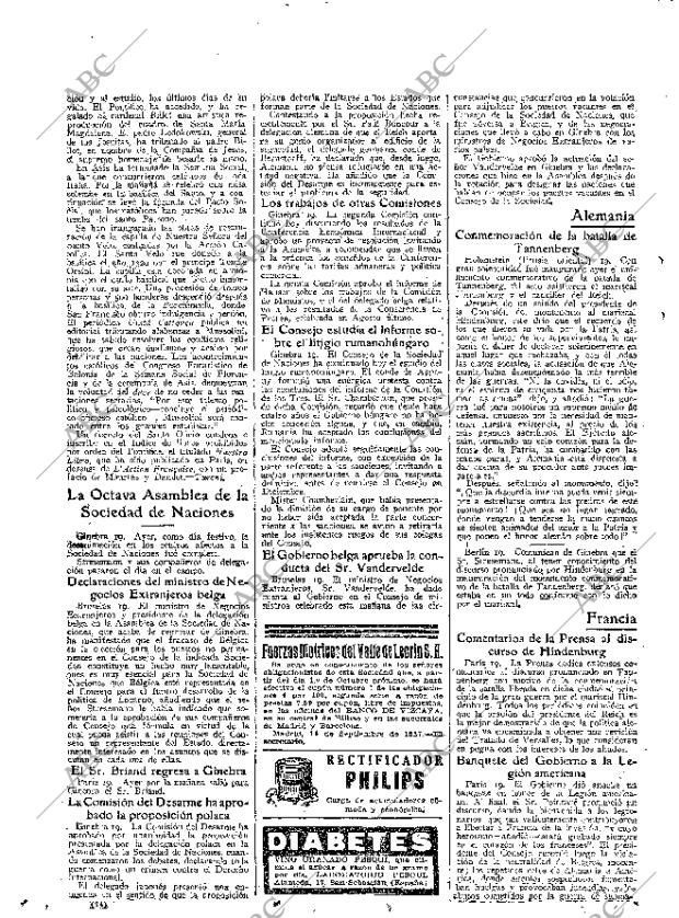 ABC MADRID 20-09-1927 página 34