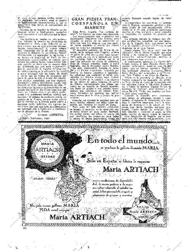 ABC MADRID 20-09-1927 página 6