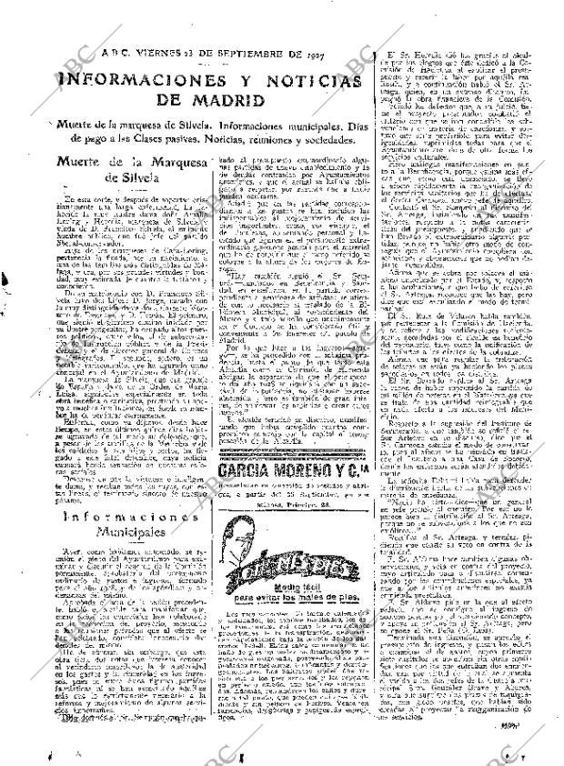 ABC MADRID 23-09-1927 página 19