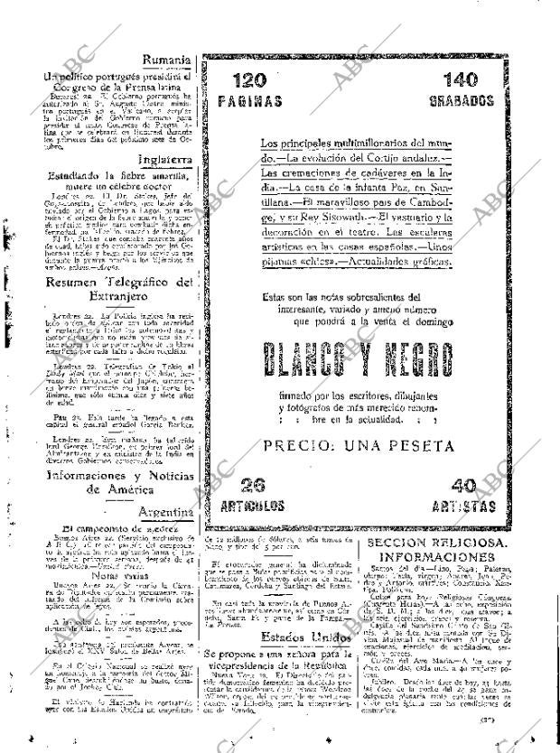 ABC MADRID 23-09-1927 página 27