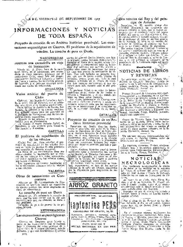 ABC MADRID 23-09-1927 página 28