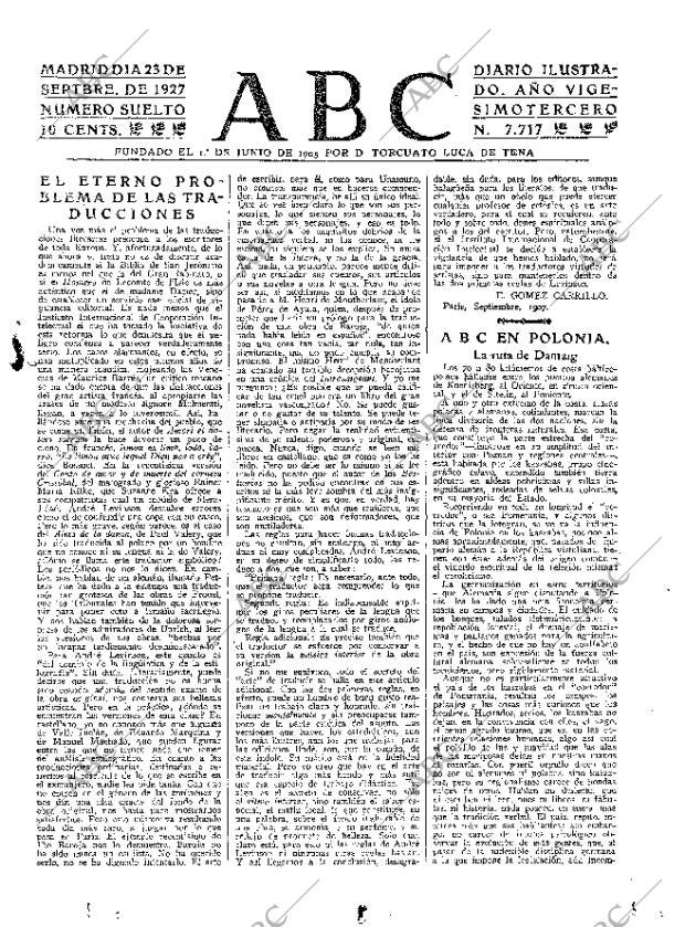 ABC MADRID 23-09-1927 página 3