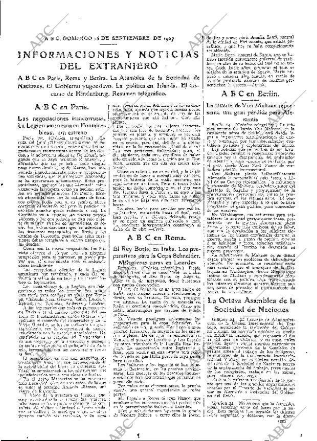 ABC MADRID 25-09-1927 página 33