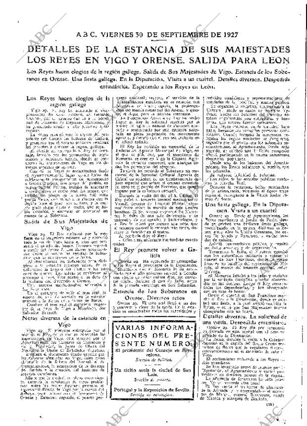 ABC MADRID 30-09-1927 página 15