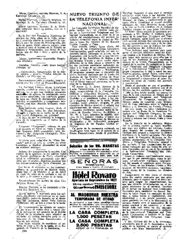 ABC MADRID 01-10-1927 página 22