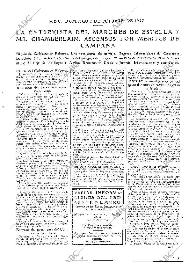 ABC MADRID 02-10-1927 página 23